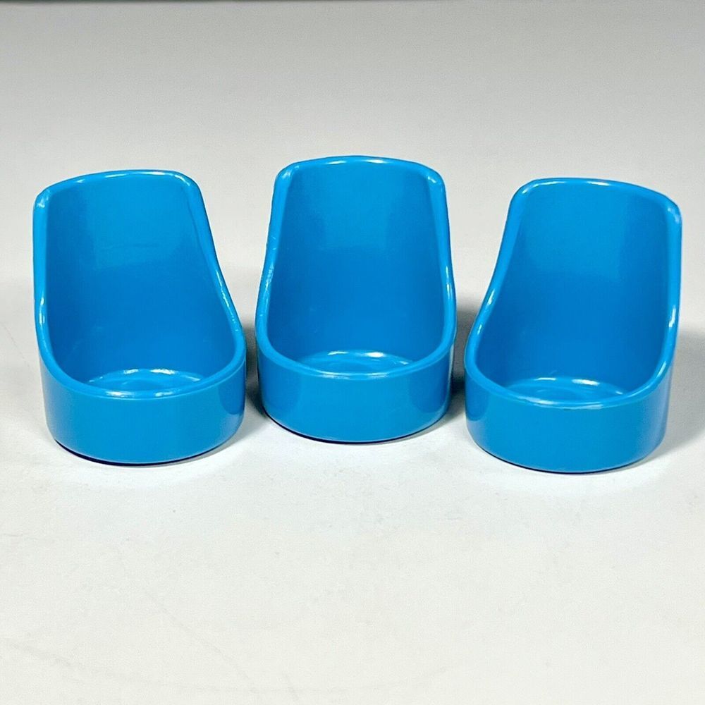 Vintage 1977‎ Kenner Tree Tots Lighthouse Blue Chairs GMFCI Set of 3